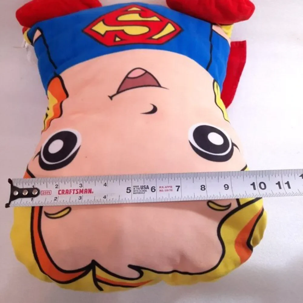 Six‎ Flags Supergirl Pillow Plush Super Girl Woman Comic TV Movie Toy Doll RARE
